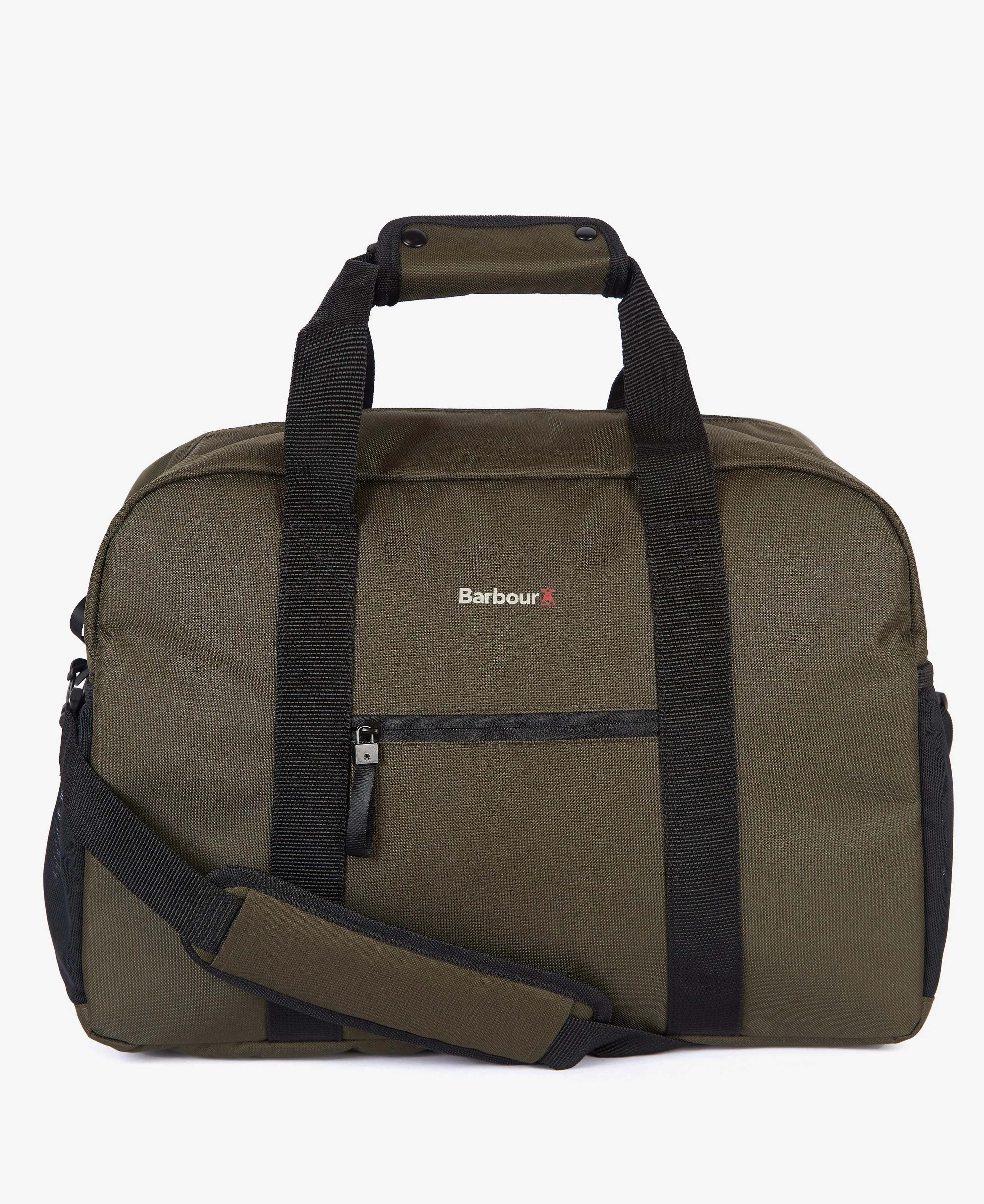 Barbour olive duffle bag