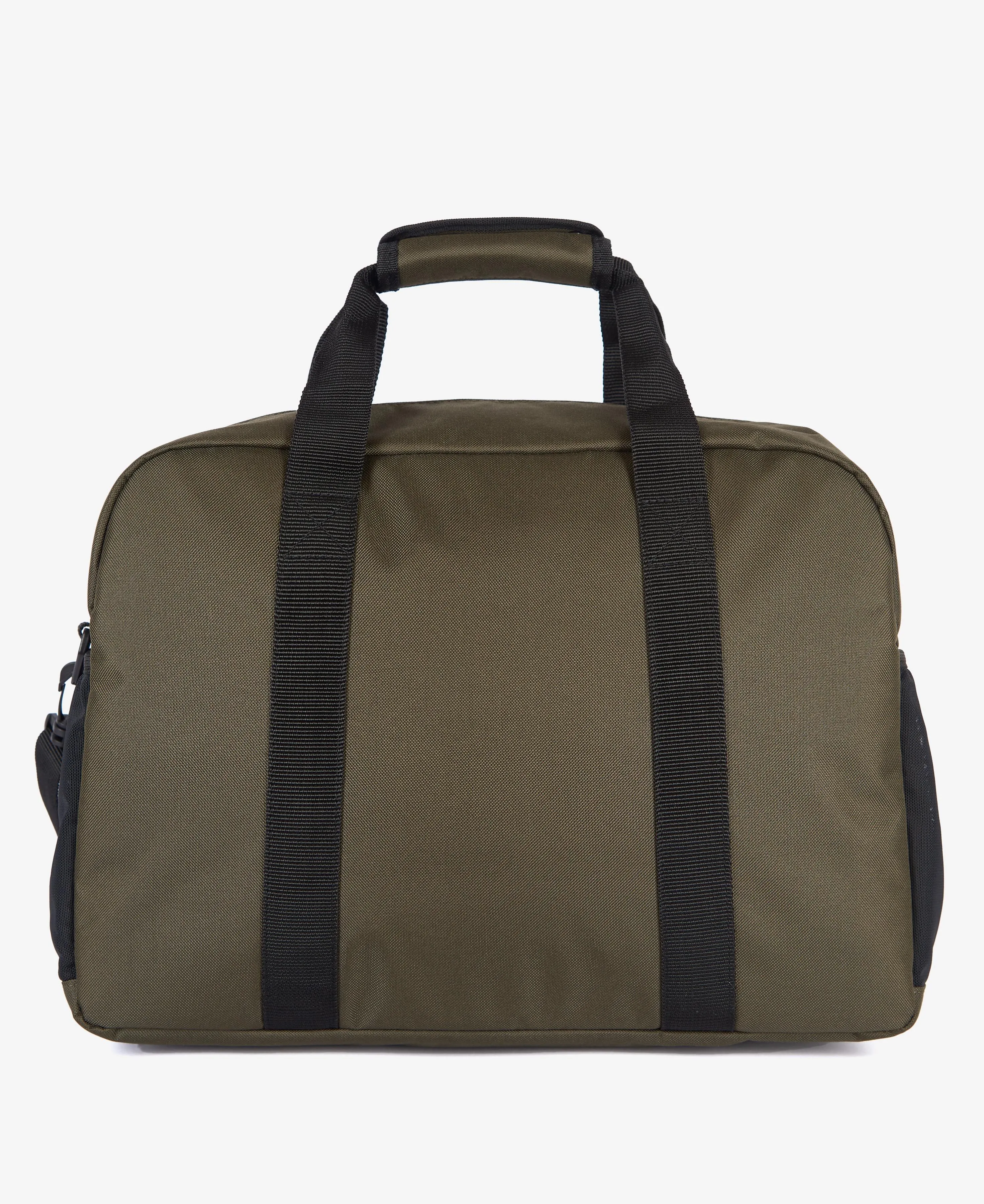 Barbour olive duffle bag