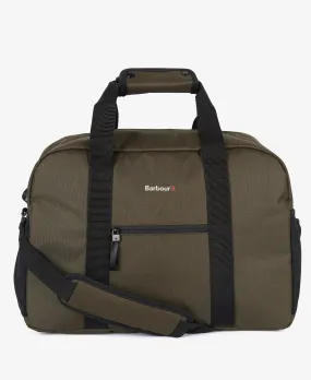 Barbour olive duffle bag