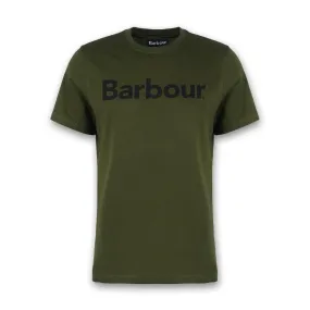 Barbour Olive Logo T-Shirt