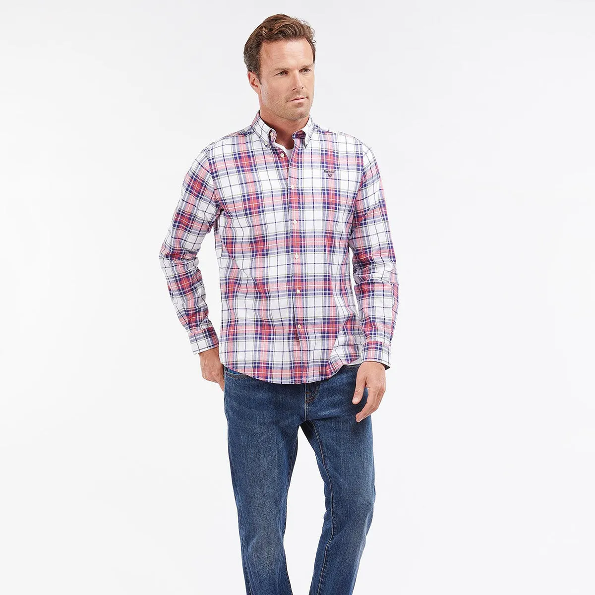 Barbour Whisper White Tailored Fit Shirt