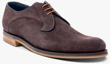 Barker Derby Shoe - Bitta Choco Suede