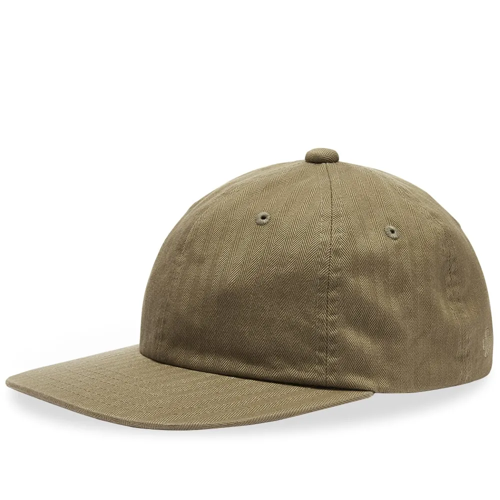 Beams Plus 6 Panel Herringbone CapOlive