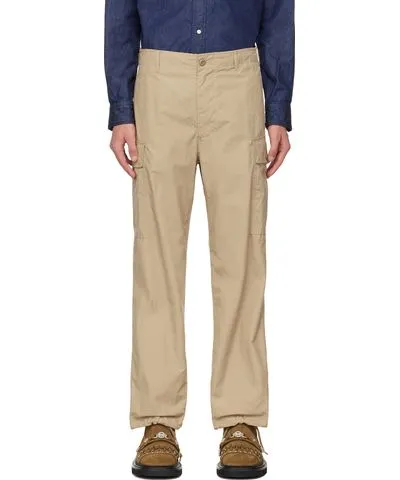 BEAMS PLUS Beige Military Cargo Pants