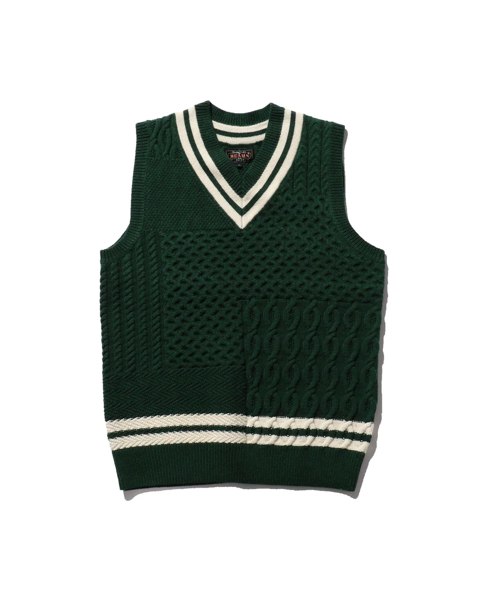 Beams Plus Cricket Patchwork Vest