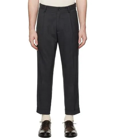 BEAMS PLUS Gray 1 Pleat Combat Trousers