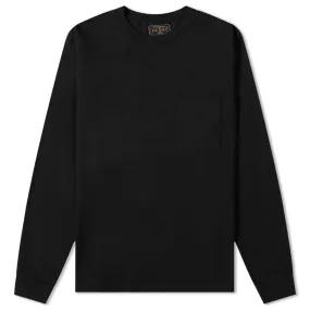 Beams Plus Long Sleeve Pocket T-ShirtBlack