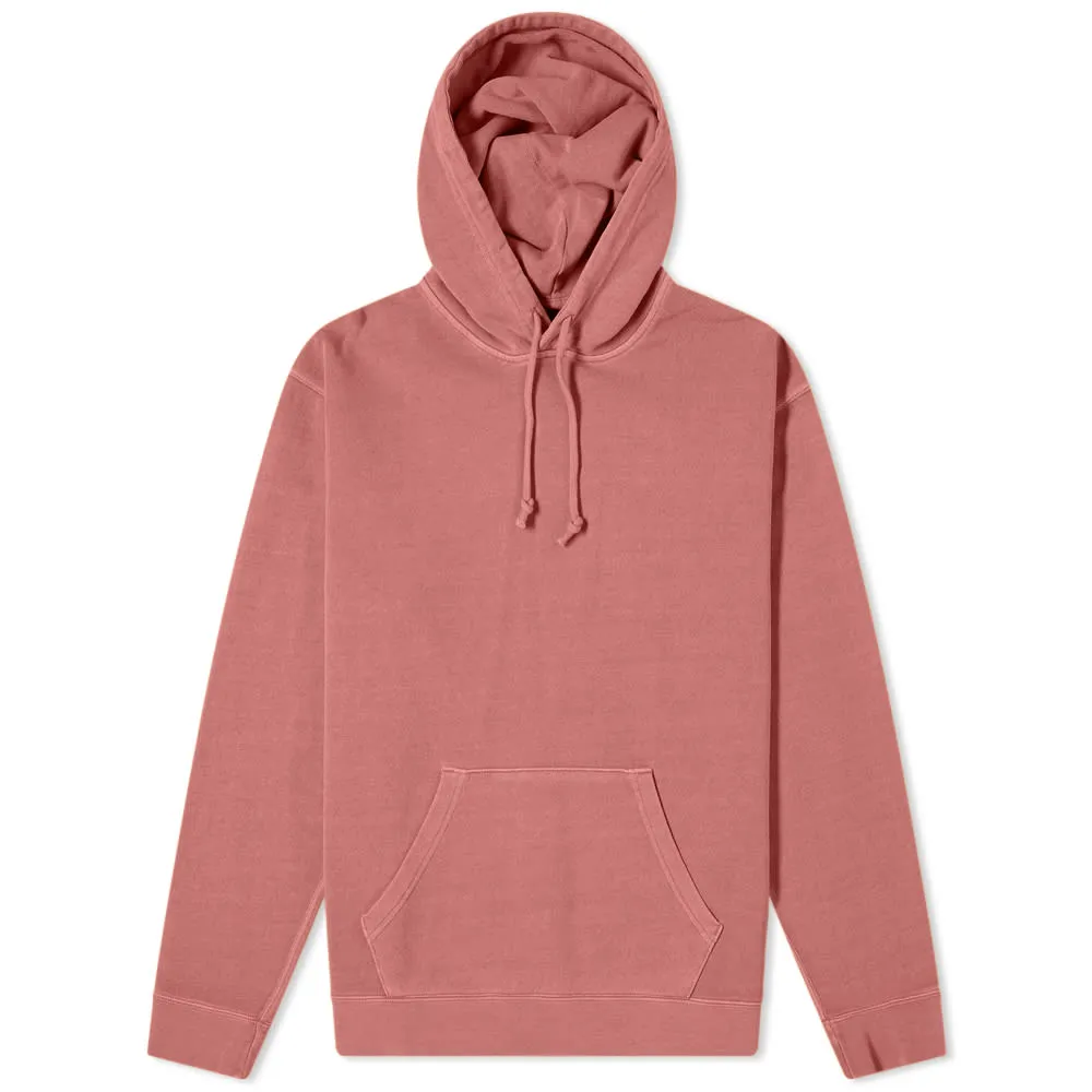 Beams Plus Pigment Dyed Popover HoodieBurgundy