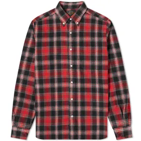 Beams Plus Shaggy Check ShirtRed