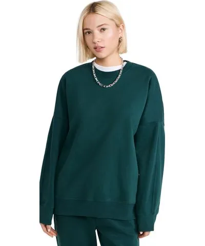 Beyond Yoga Solstice Oversized Sweatshirt Dark Spruce Green XL