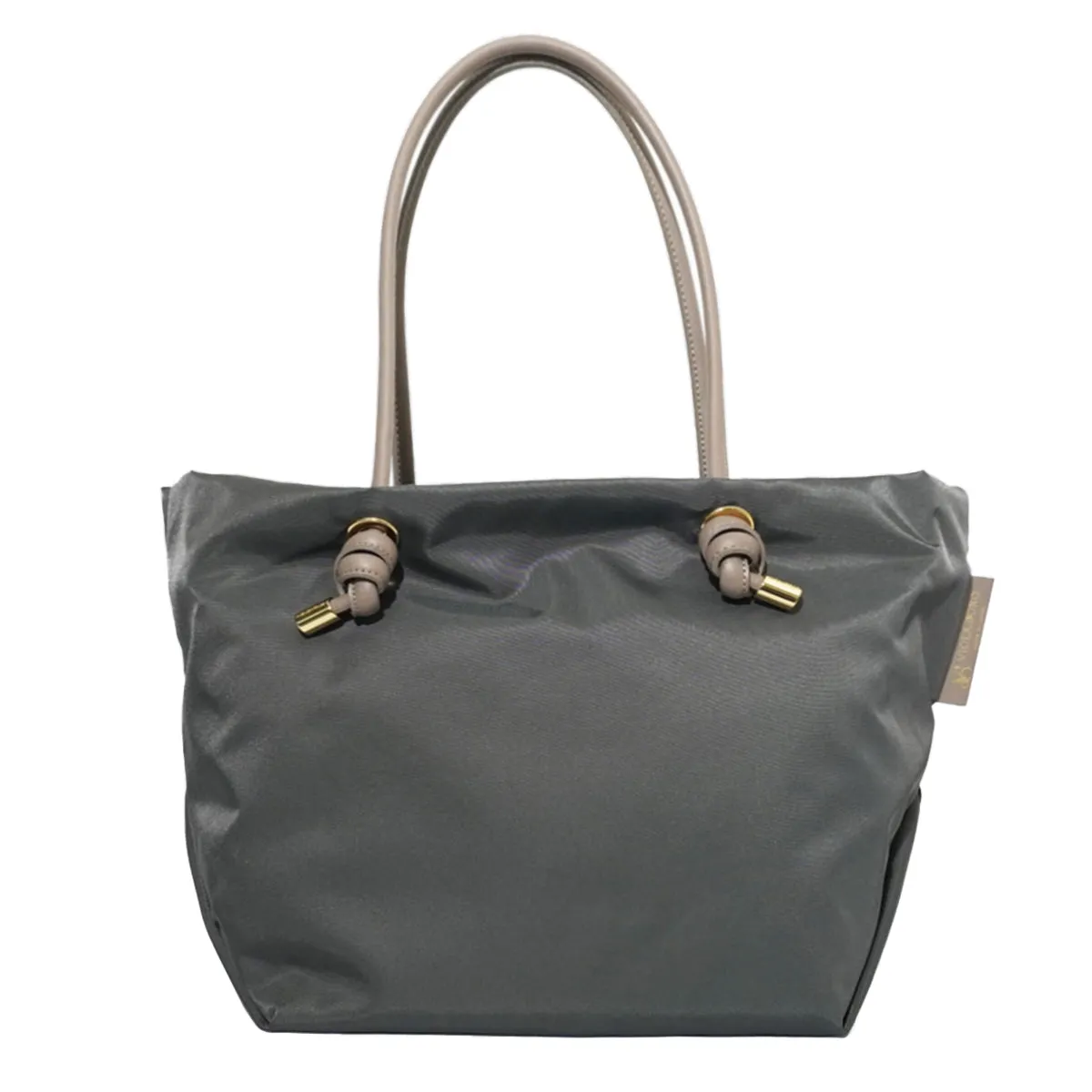 BIANCA M Charcoal x Taupe Tote Bag