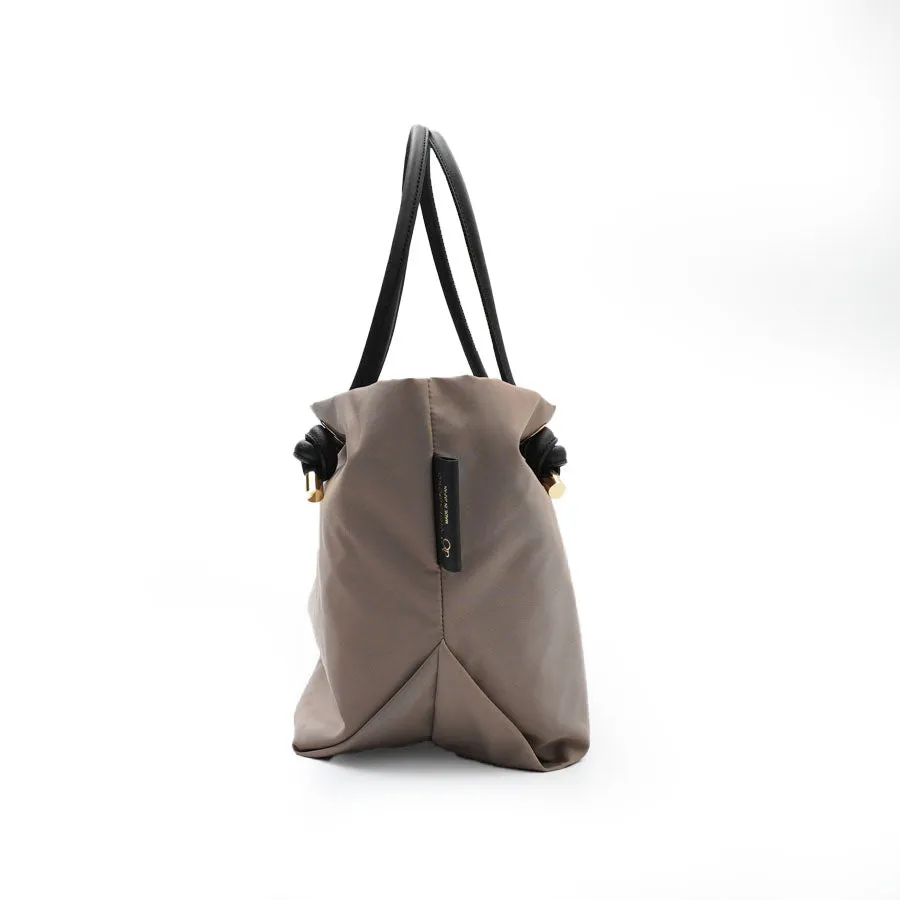 BIANCA M Charcoal x Taupe Tote Bag