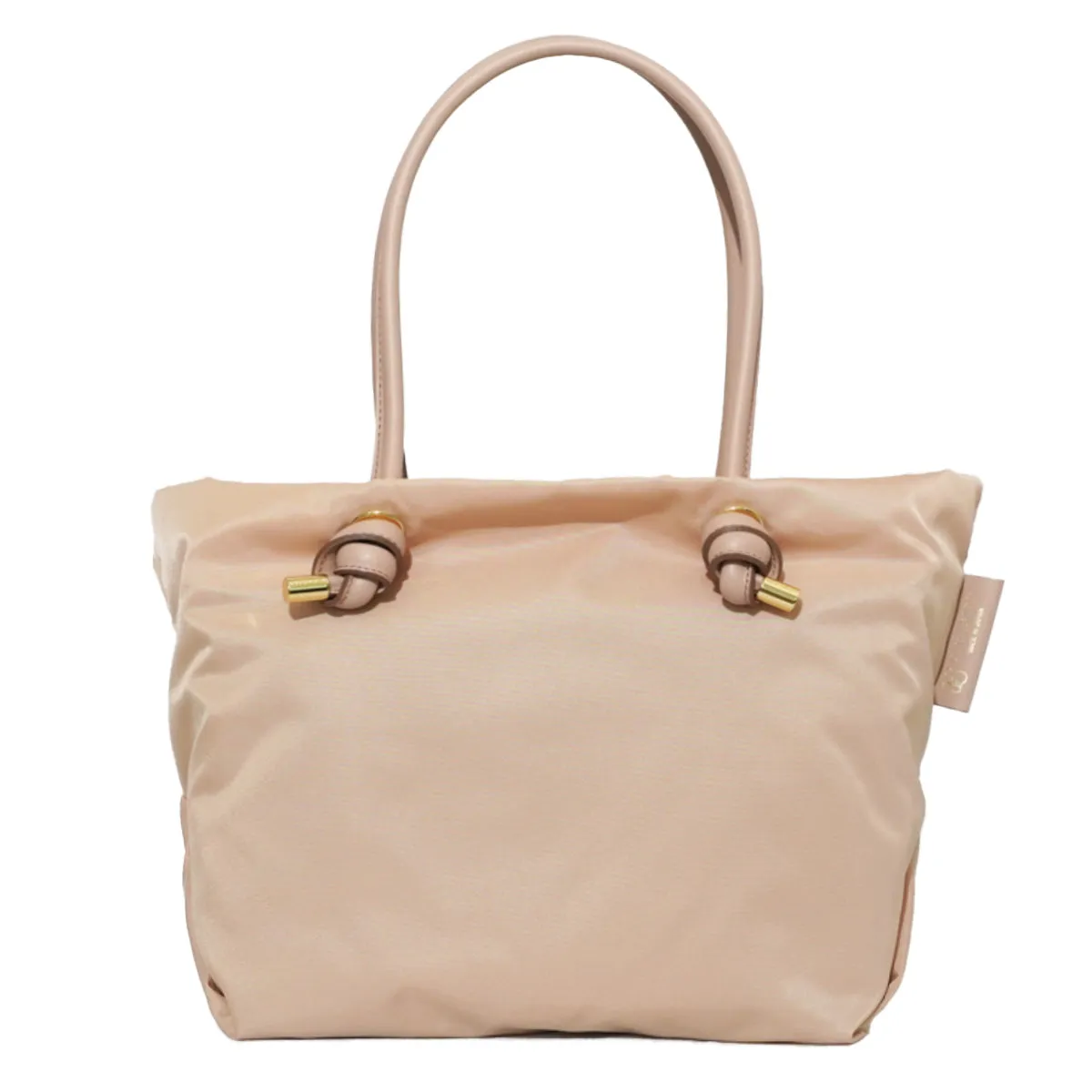 BIANCA M Pink Beige x Pink Grey Tote Bag