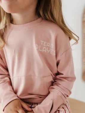 Big Girl Pink Pullover - Team Player