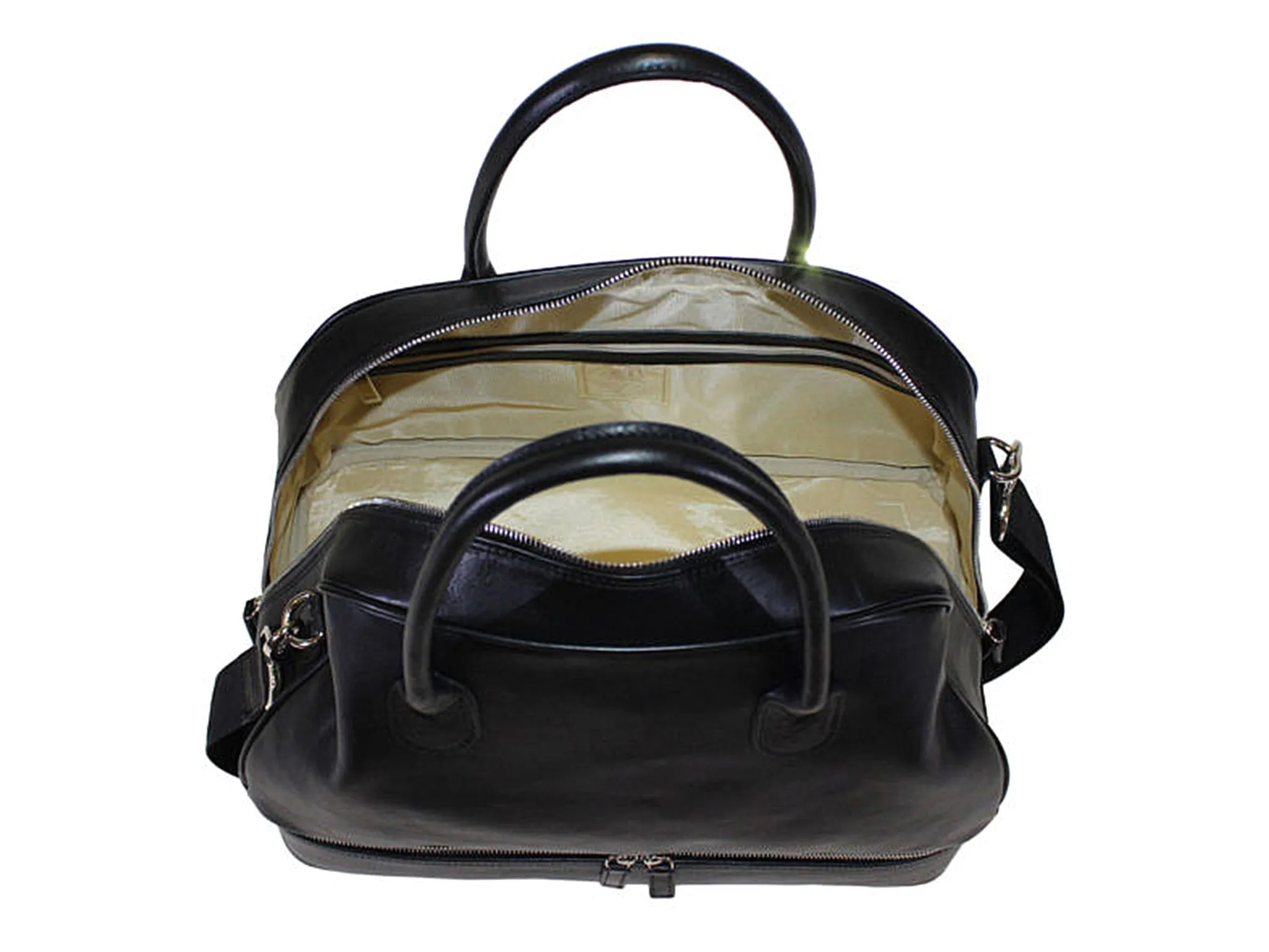 Black Marco Polo Travel Bag Club