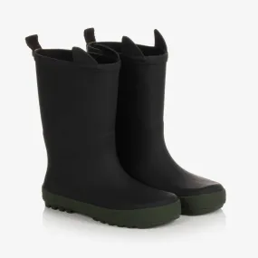 Black Rubber Rain Boots