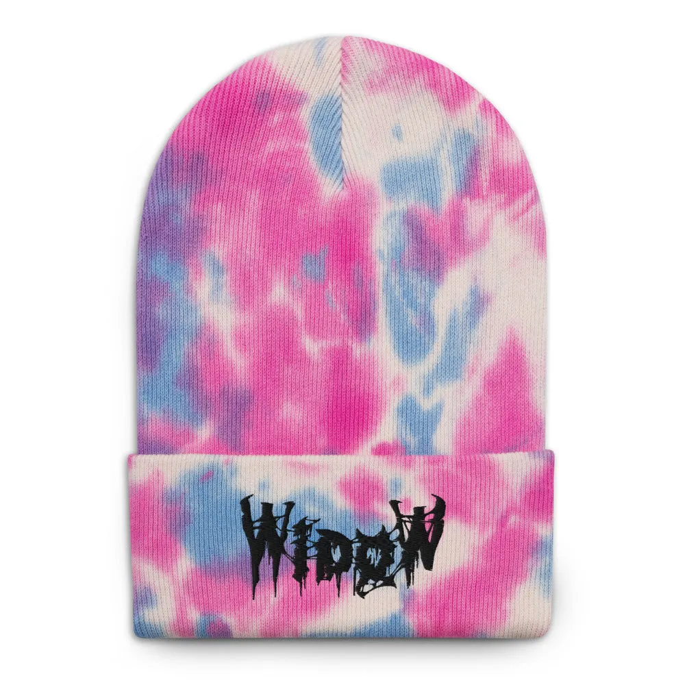 Black Widow Tie Dye Beanie