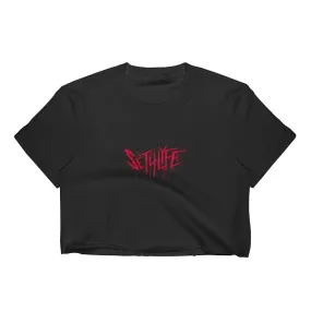 Blood Drip Crop Tee