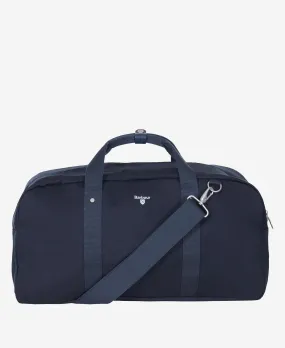 Blue Barbour duffle bag