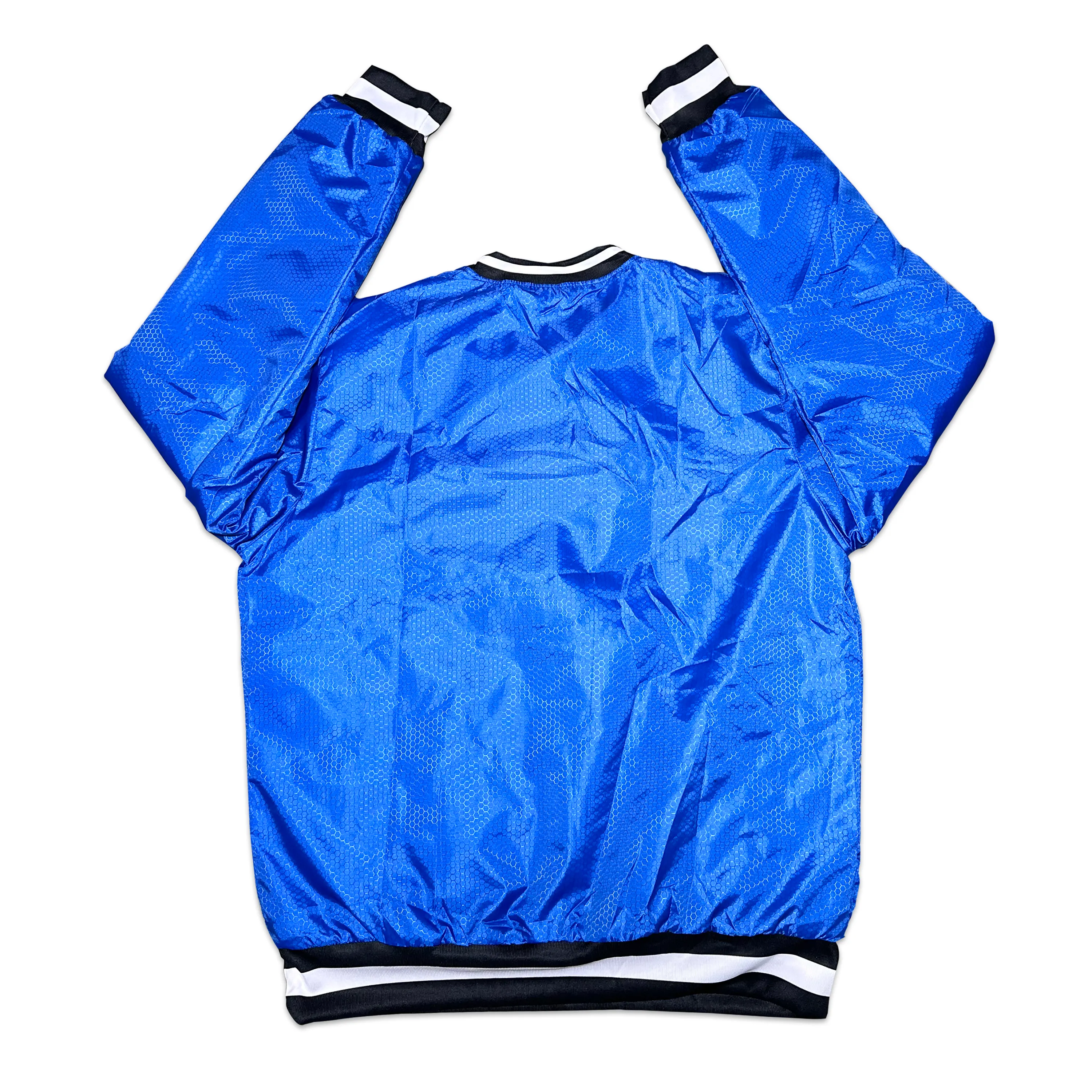 Blue heavyweight sports pullover