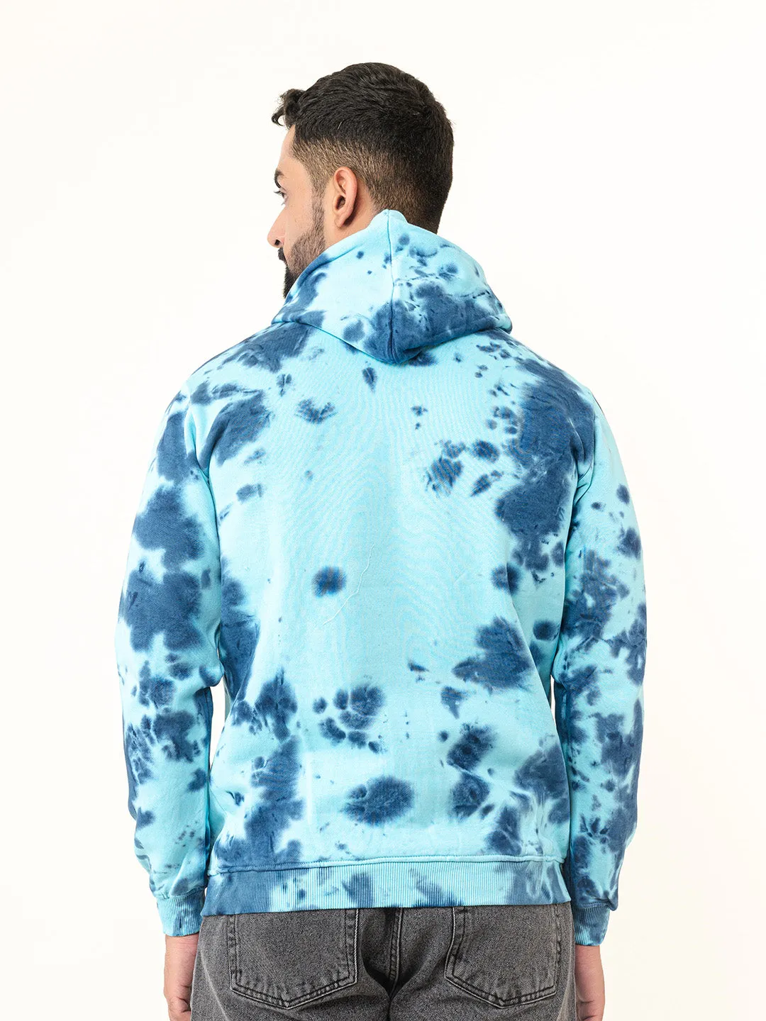 Blue Tie-Dye Hoodie