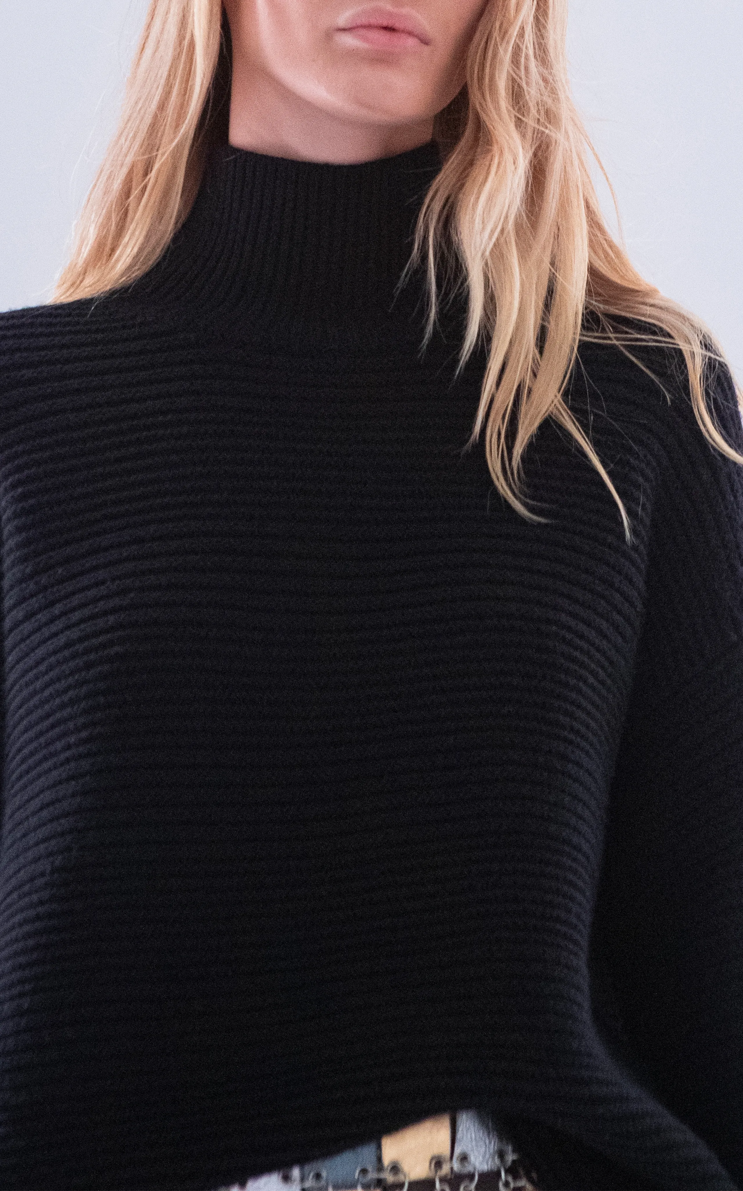 Brandon Maxwell Charlie Ribbed Knit Sweater