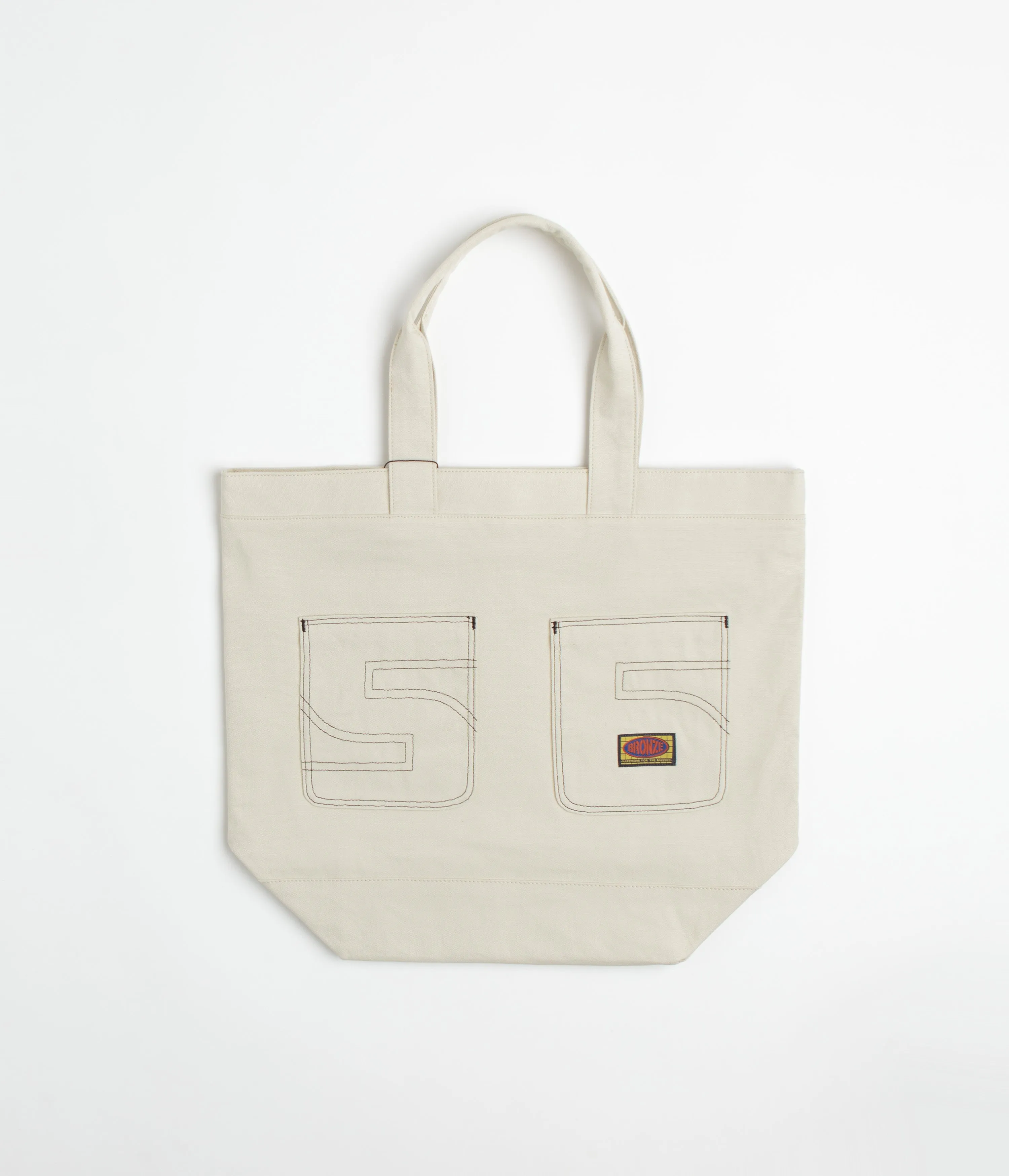 Bronze 56K 56 Canvas XL Tote Bag - Natural