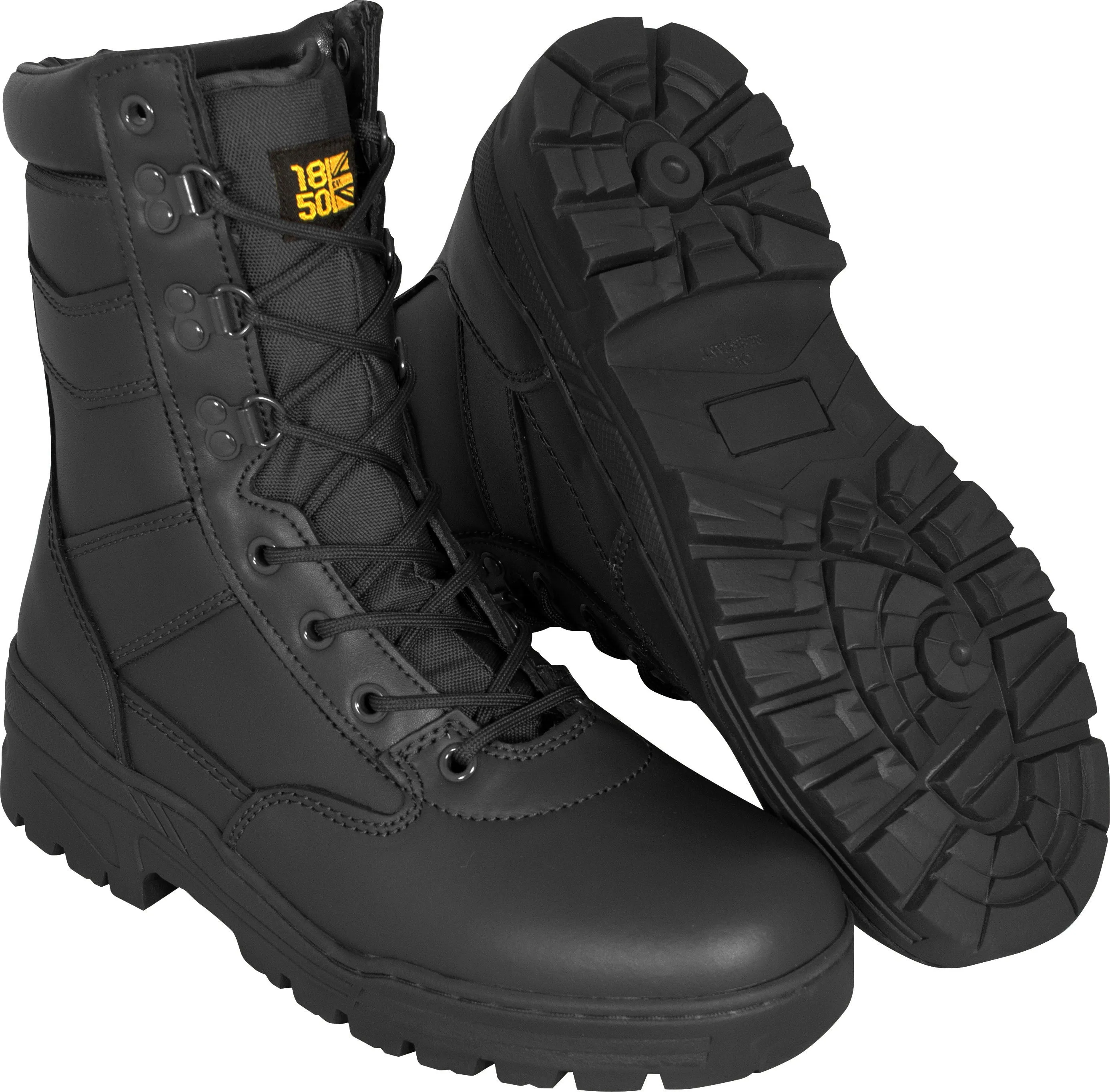 Cadet Black Leather Boots - Stylish and Durable