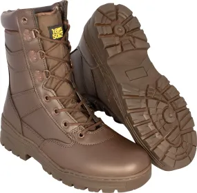 Cadet Leather Patrol Boot - Brown 1850