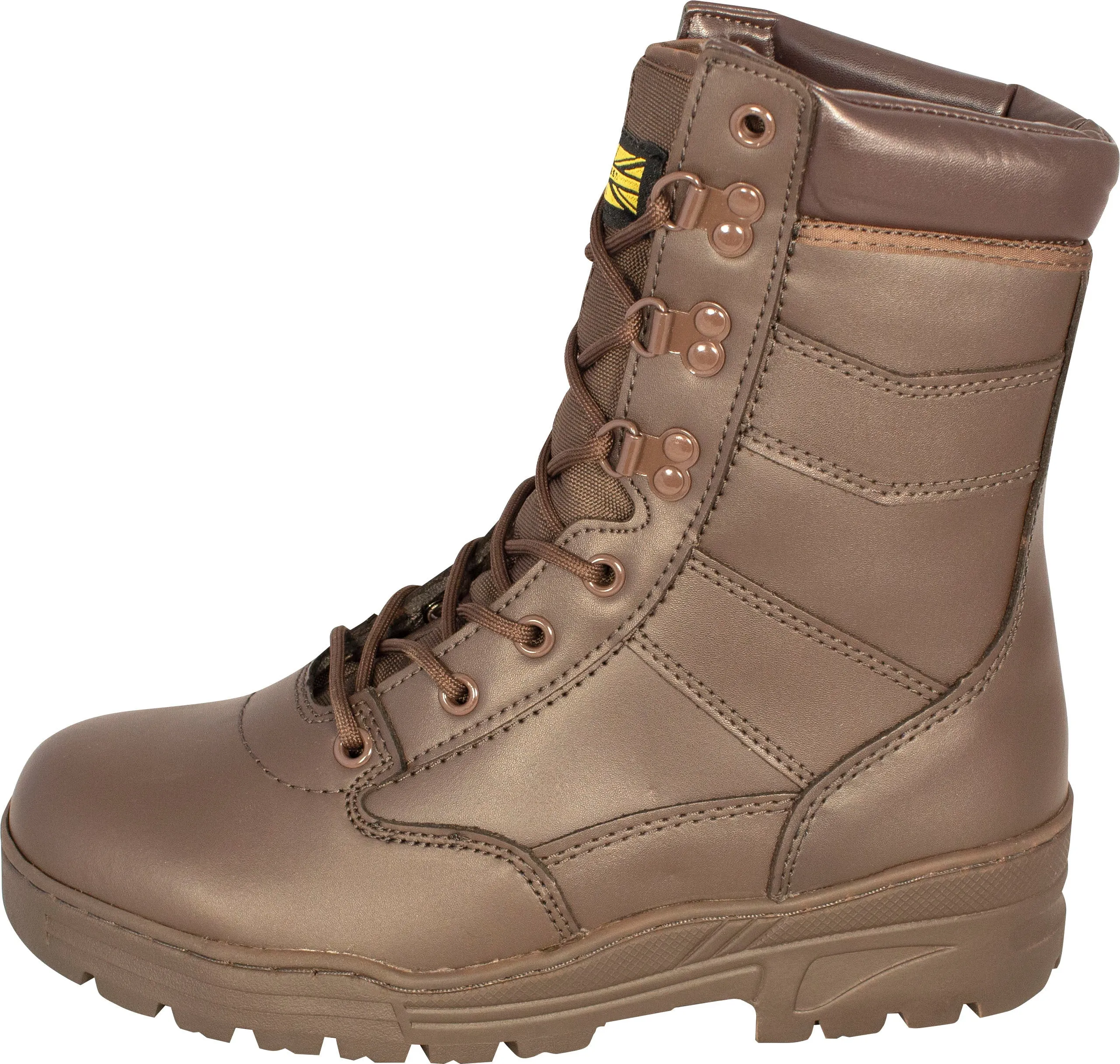 Cadet Leather Patrol Boot - Brown 1850