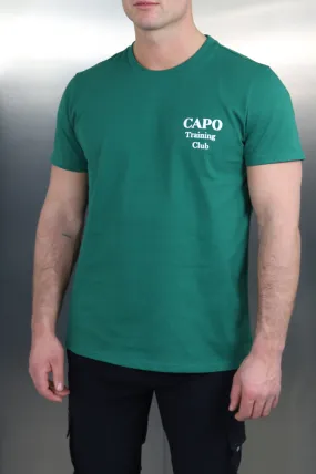 Capo Club Print T-Shirt - Green