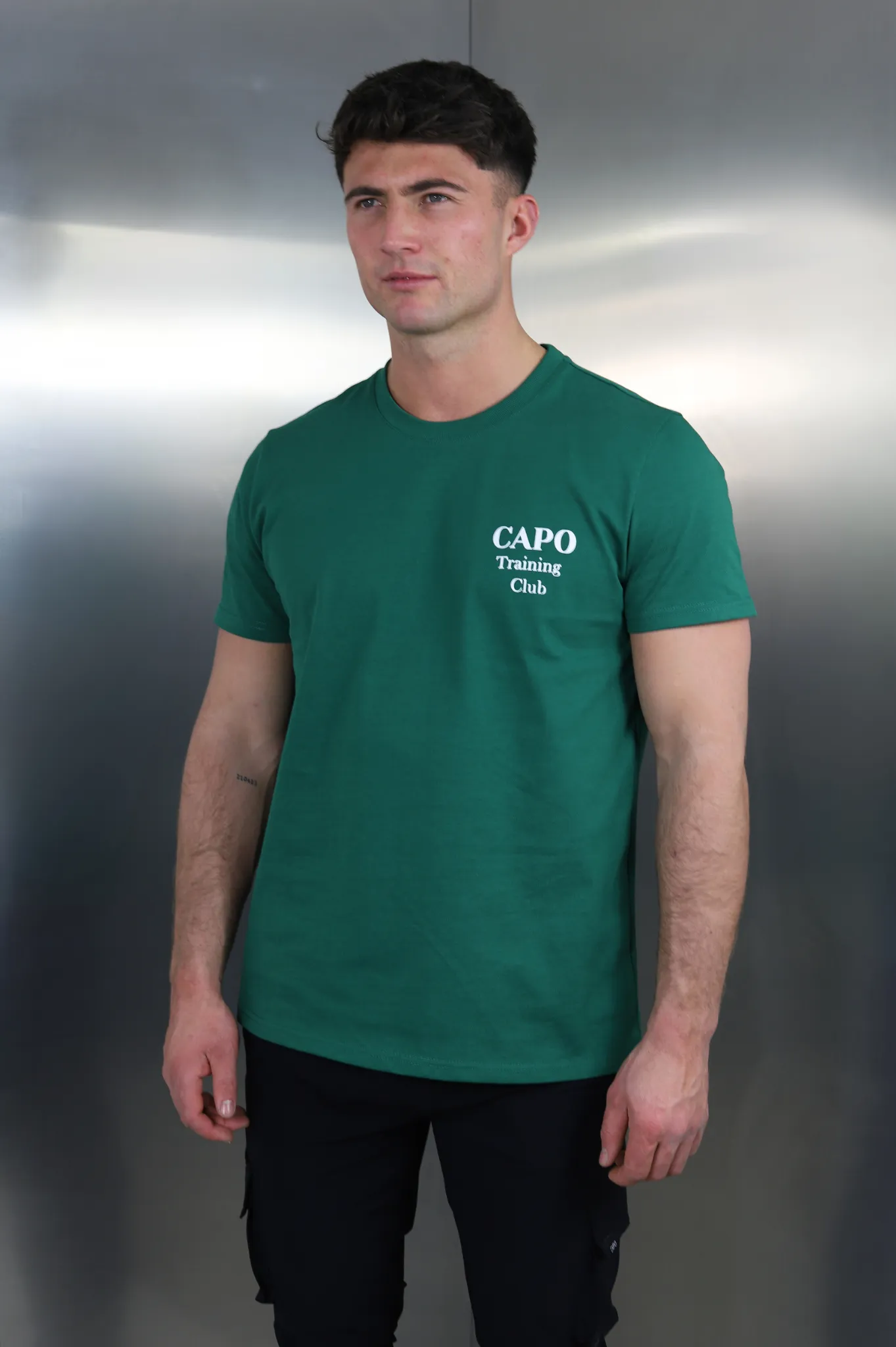 Capo Club Print T-Shirt - Green