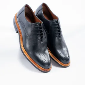 Cavani Signature Brogues Brentwood Black Leather Shoes