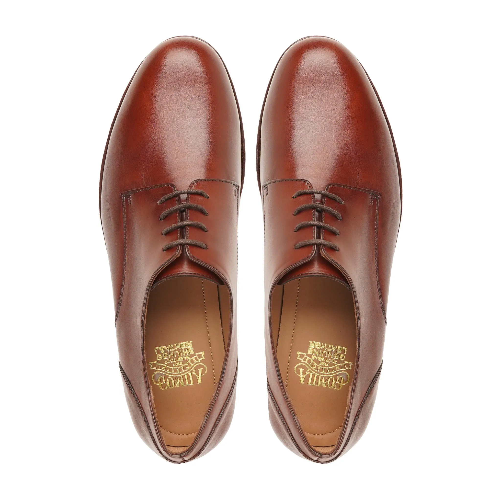 Cedar Tan Derby Men's Shoes