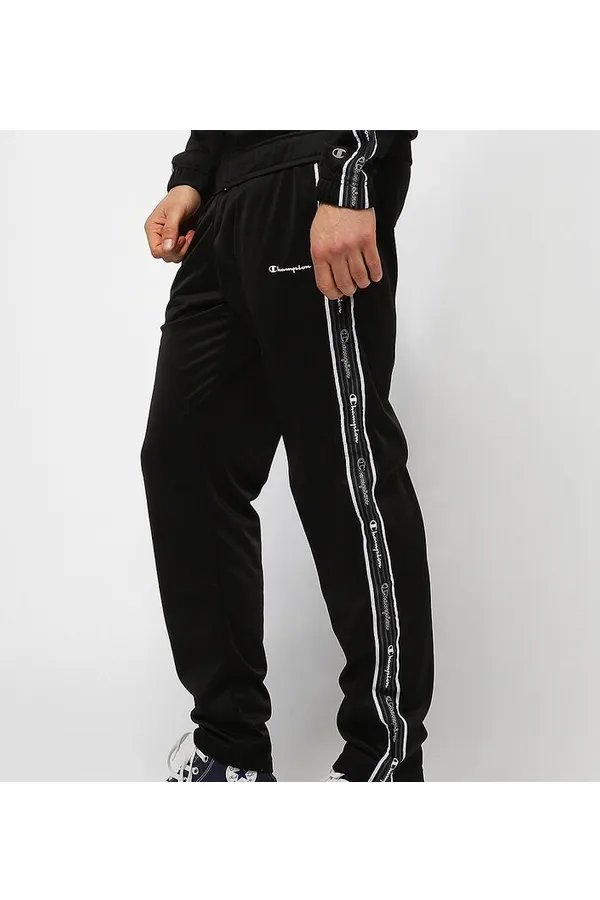 Champion Black Tape Track Pants