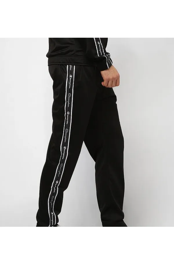 Champion Black Tape Track Pants