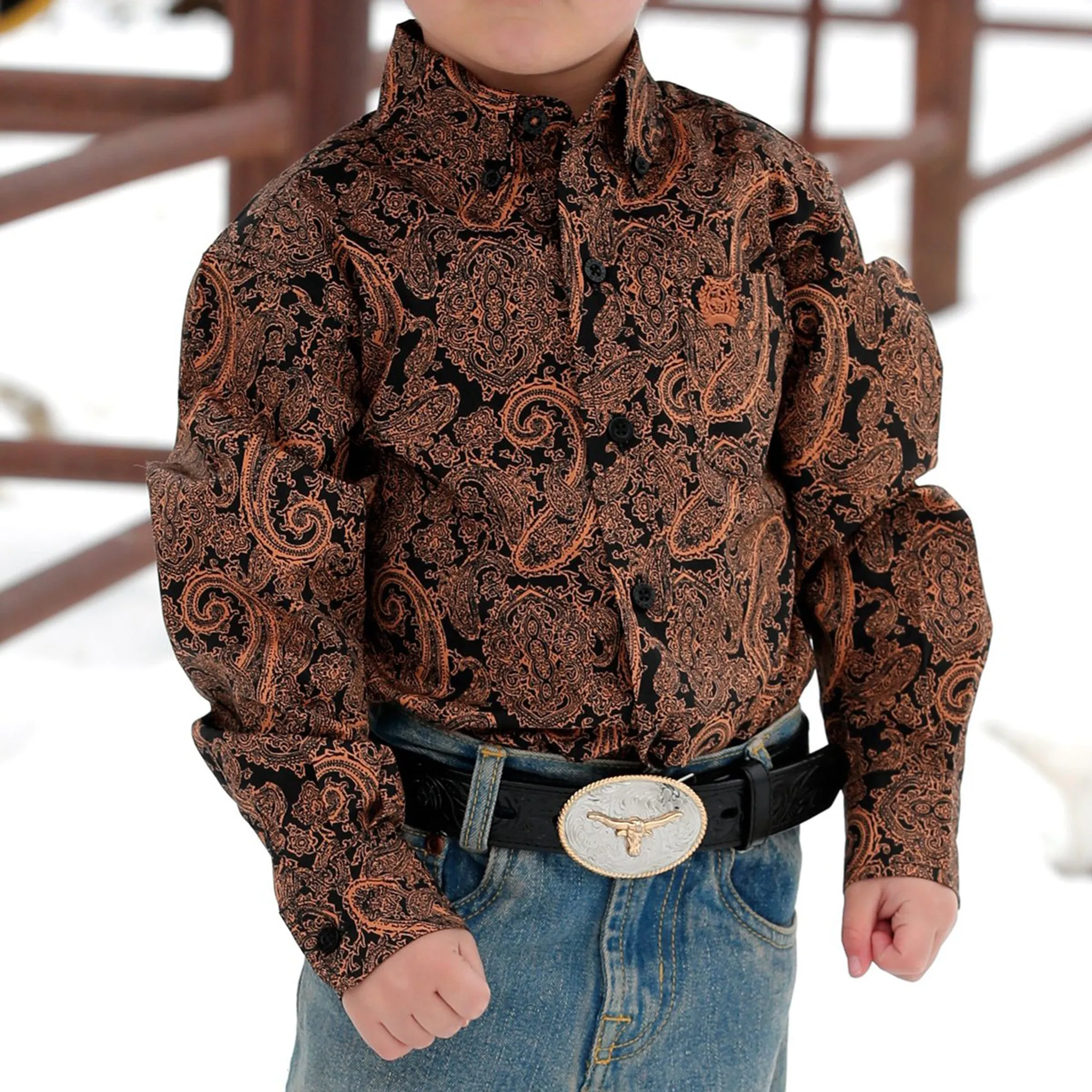 Cinch Paisley Toddler Shirt