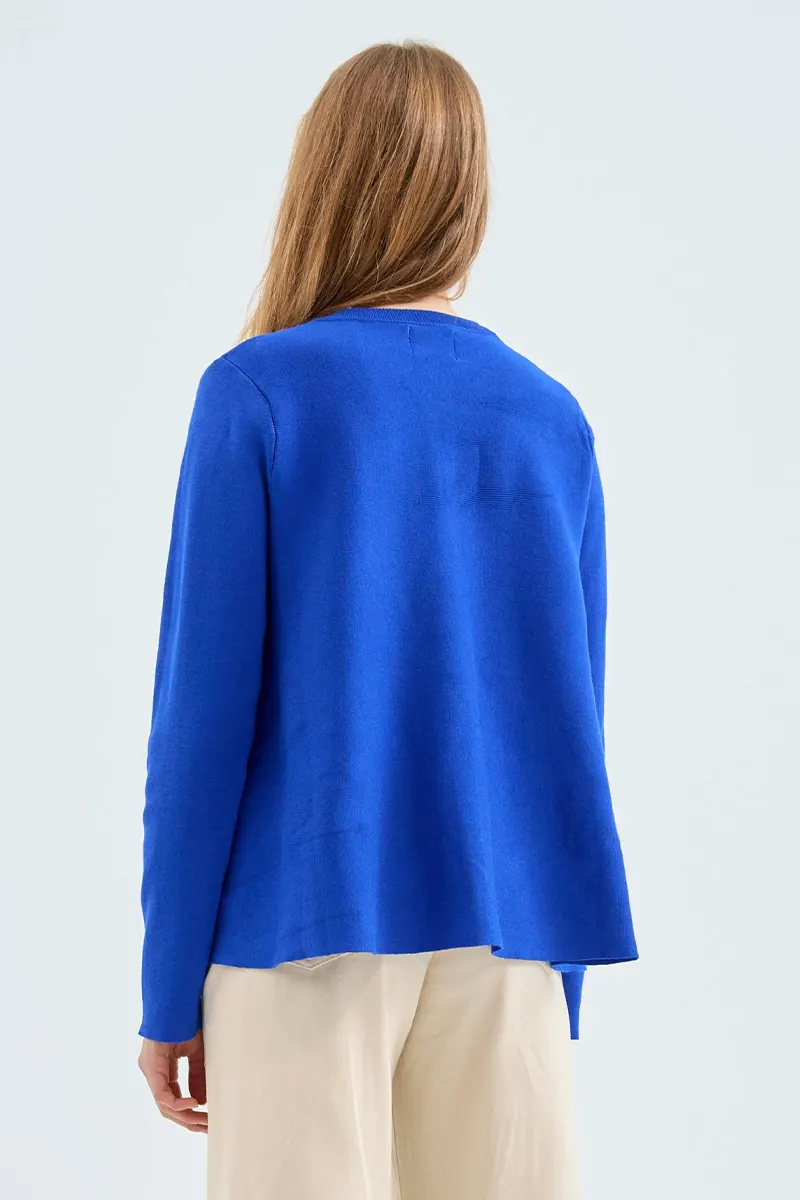 COMPANIA FANTASTICA | Blue Oversized Cardigan