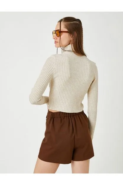 Crop Sweater Turtleneck - Top Fashion Trend