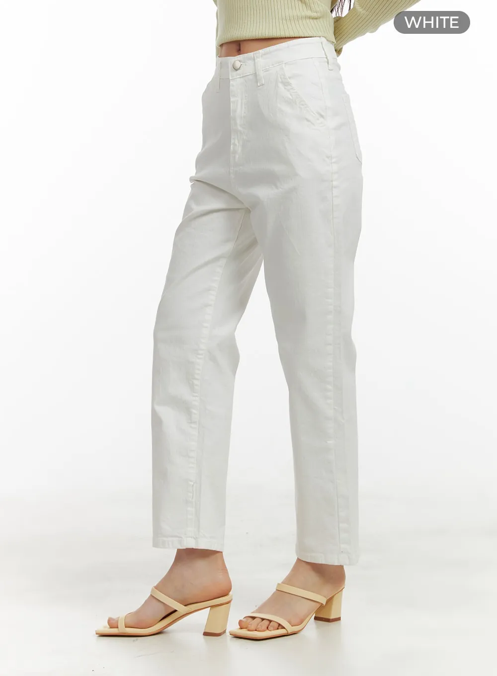 Cropped Straight Pants OA415