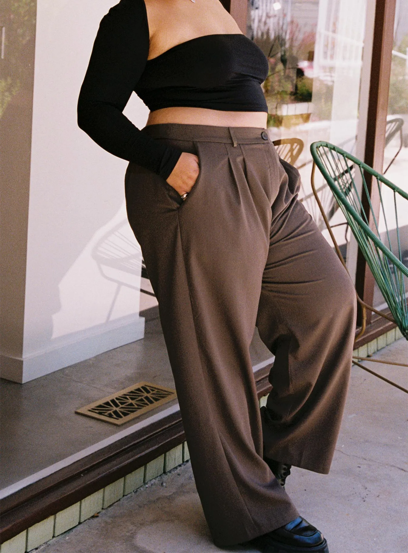 Dark Brown Archer Pants ATWWW 903