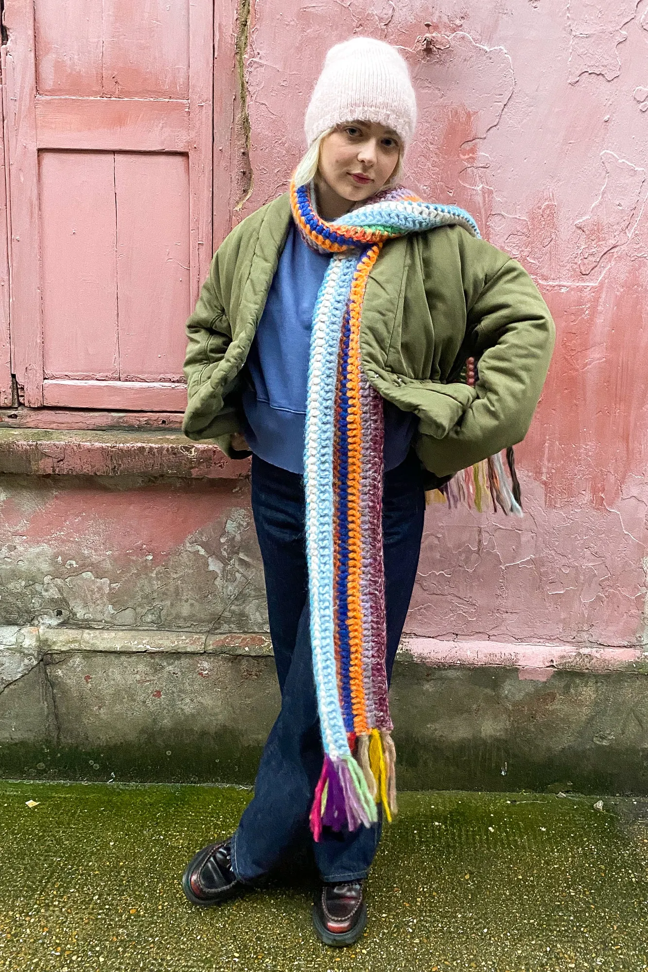 Dawn Dare Multi Stripe Scarf