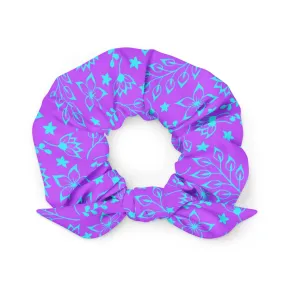 Eco Garden Party Purple Scrunchie