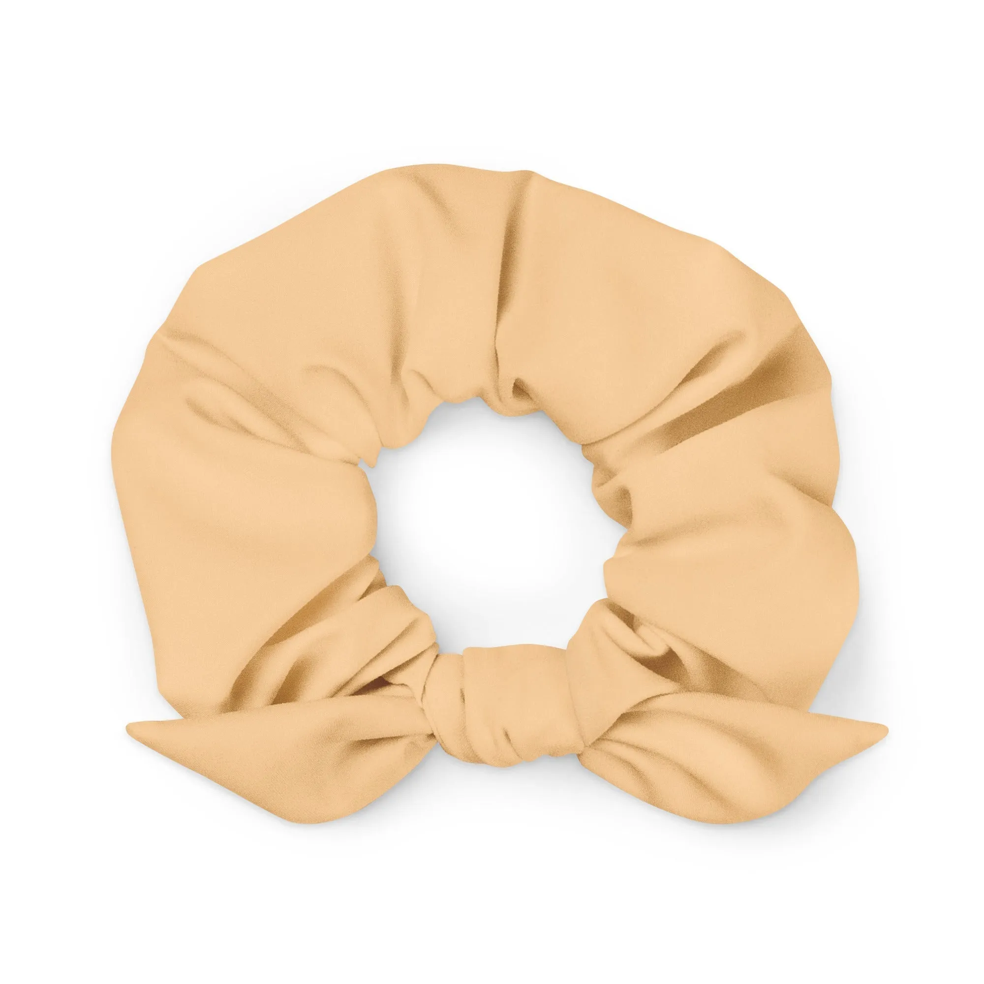 Eco Scrunchie - Pastel Mandarin: Sustainable and Stylish Hair Accessory