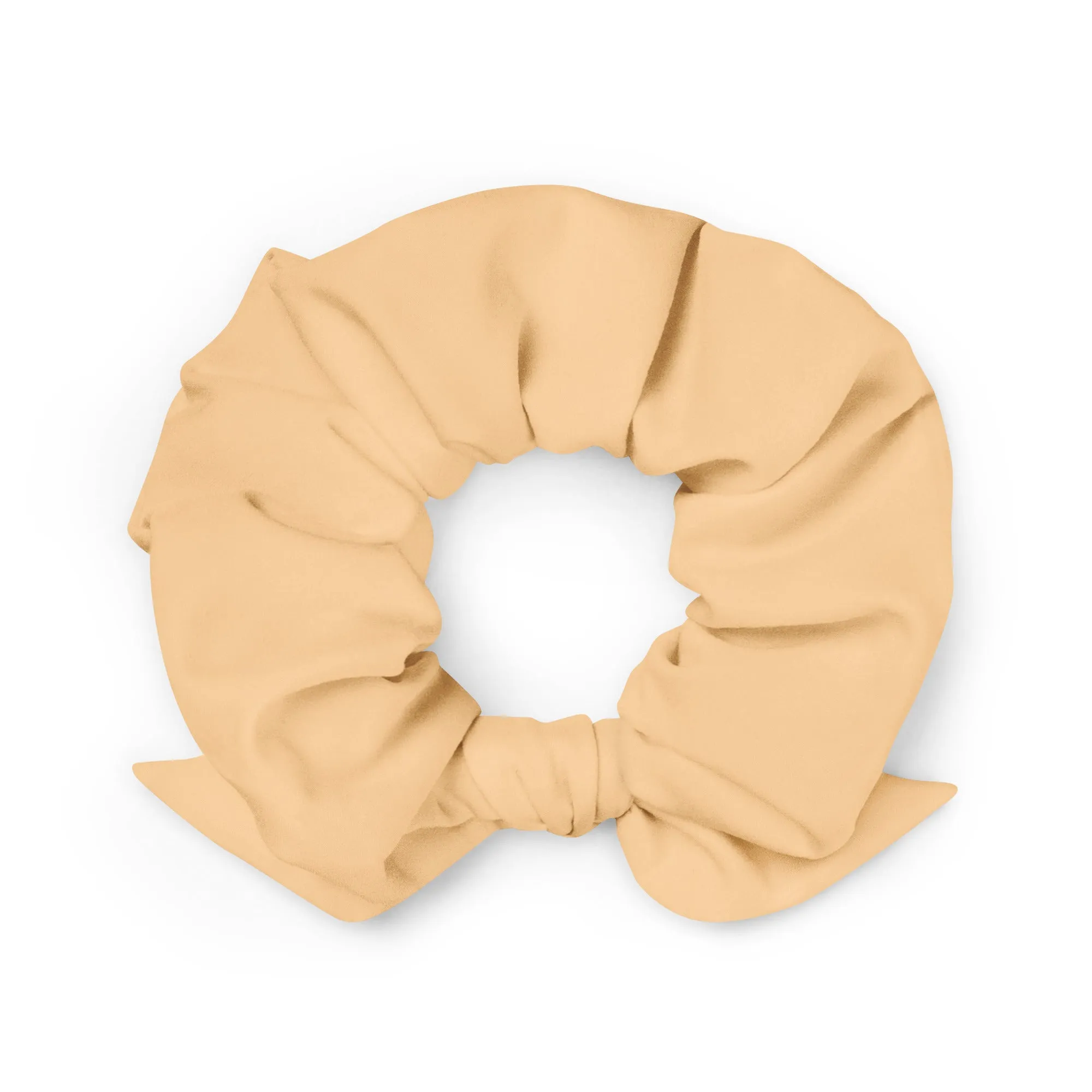 Eco Scrunchie - Pastel Mandarin: Sustainable and Stylish Hair Accessory