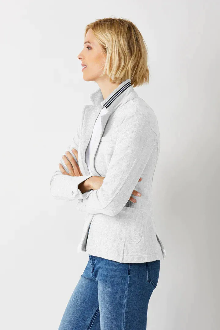 Ecru Terry Blazer