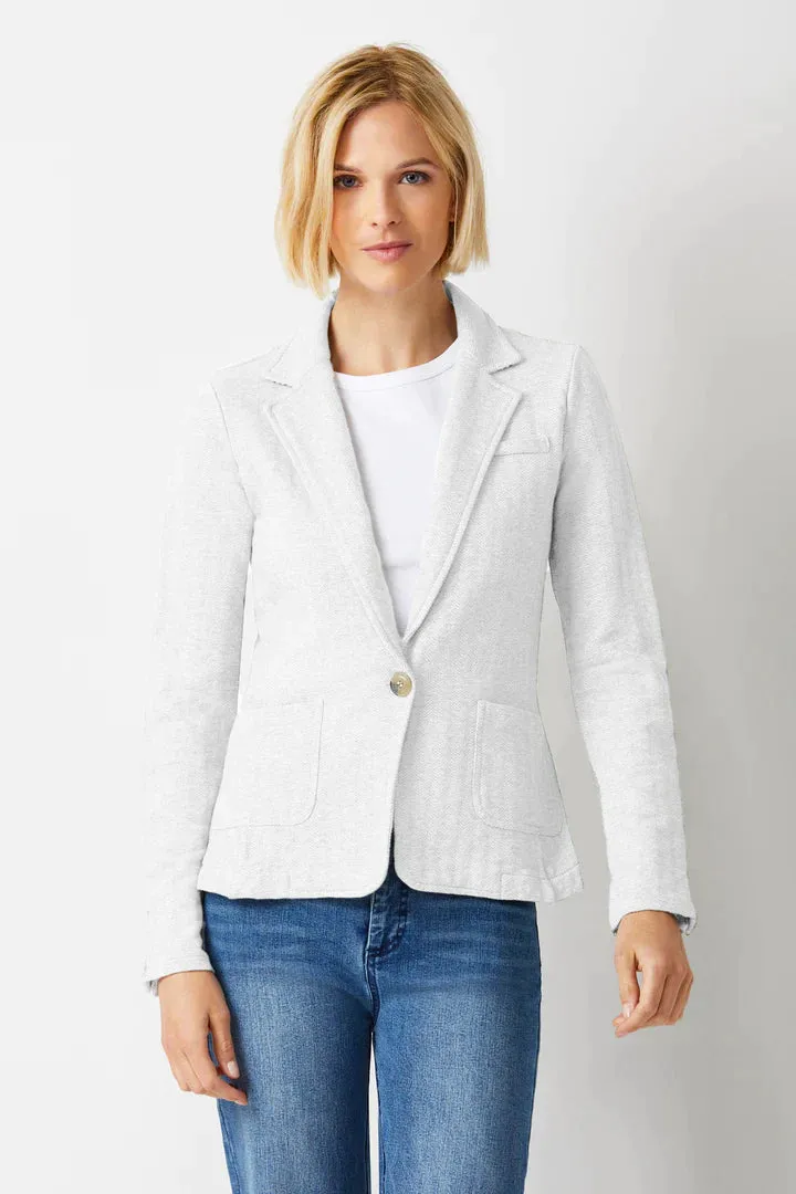 Ecru Terry Blazer