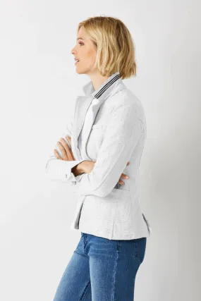 Ecru Terry Blazer