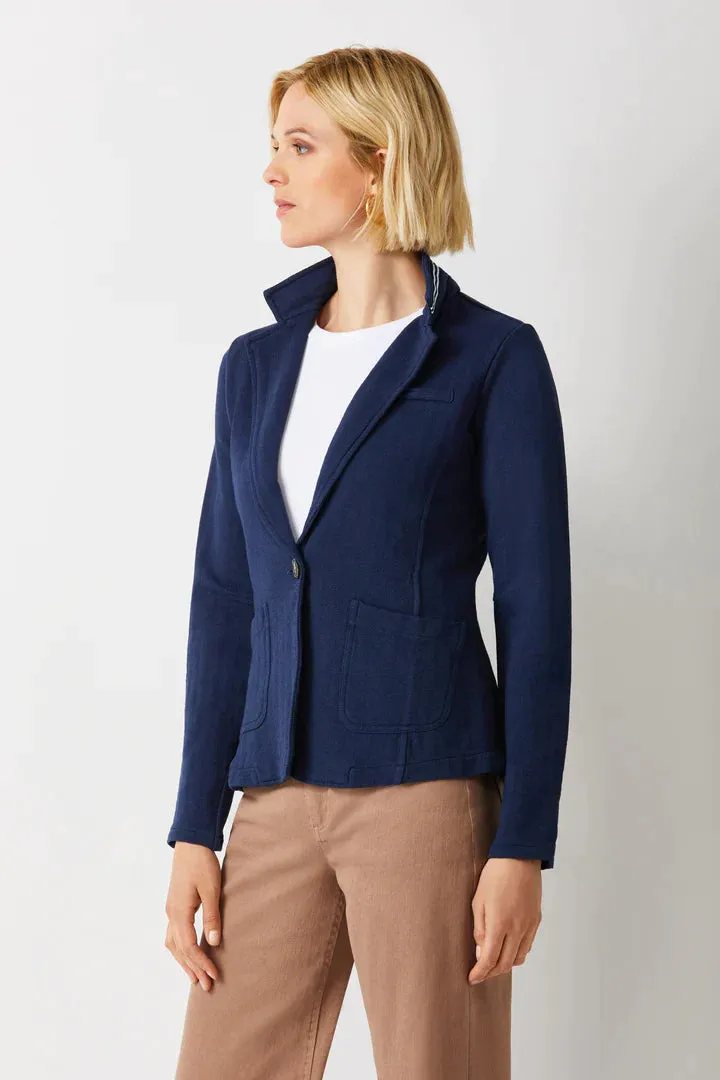 Ecru Terry Blazer