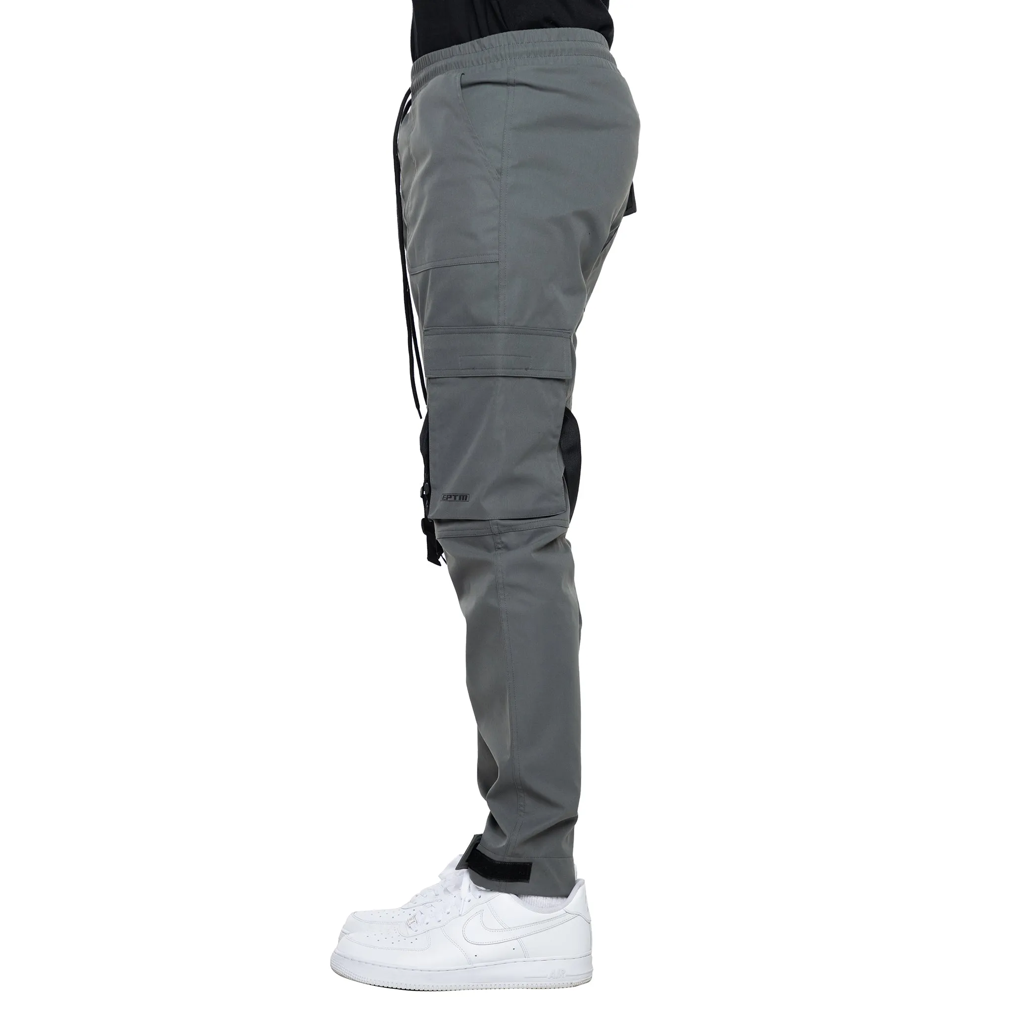 EPTM Strap Cargo Pants - Charcoal